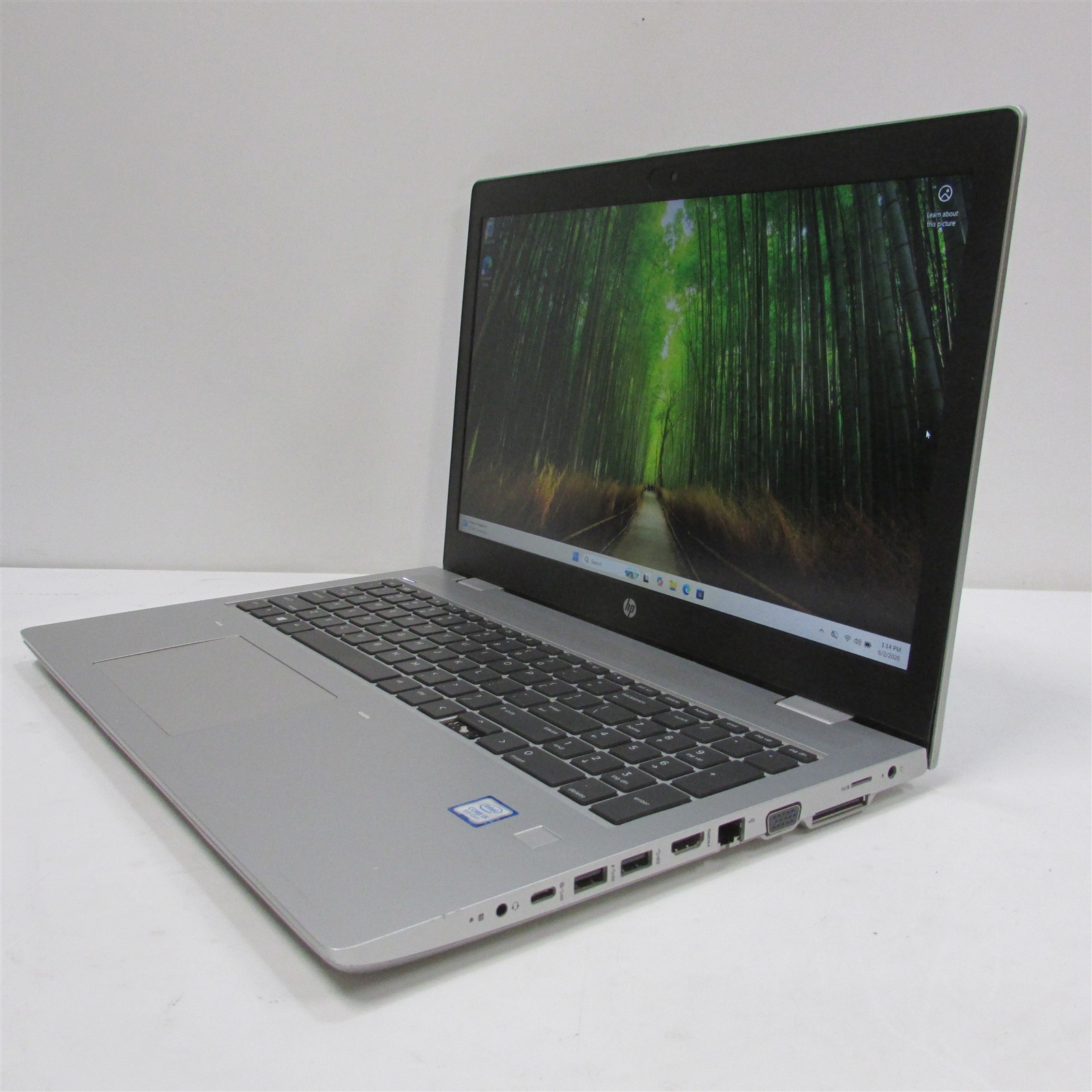 HP Probook 650 G5 i5-8265U 1.6GHz 16GB RAM 256GB m.2 15.6″ Win 11 Home MISS KEY