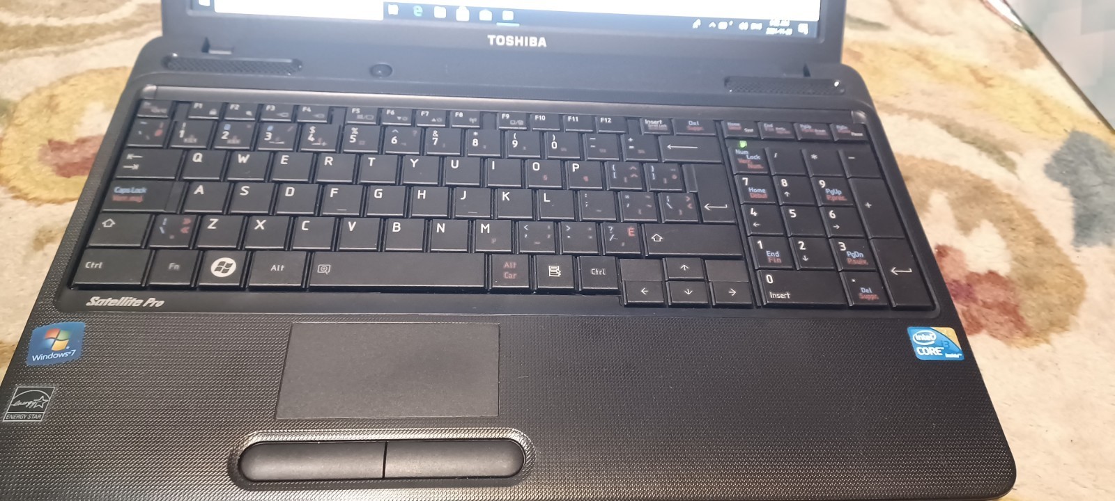 TOSHIBA Satellite Pro 15.6″ Intel Core i3-380M 4GB DDR3 250 GB HDD Windows 10