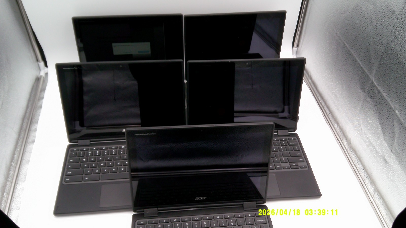 Lot of 5 Acer Chromebook R721T-A692 11.6″ Touchscreen Laptops – FOR PARTS / REPA
