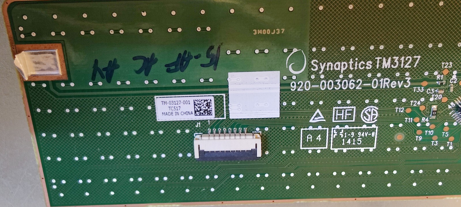 HP 15-AY 250 G5 15-AC 15-AE 15-AJ 15-AD 15-AF 250 255 G4 TOUCHPAD TM-03127-001