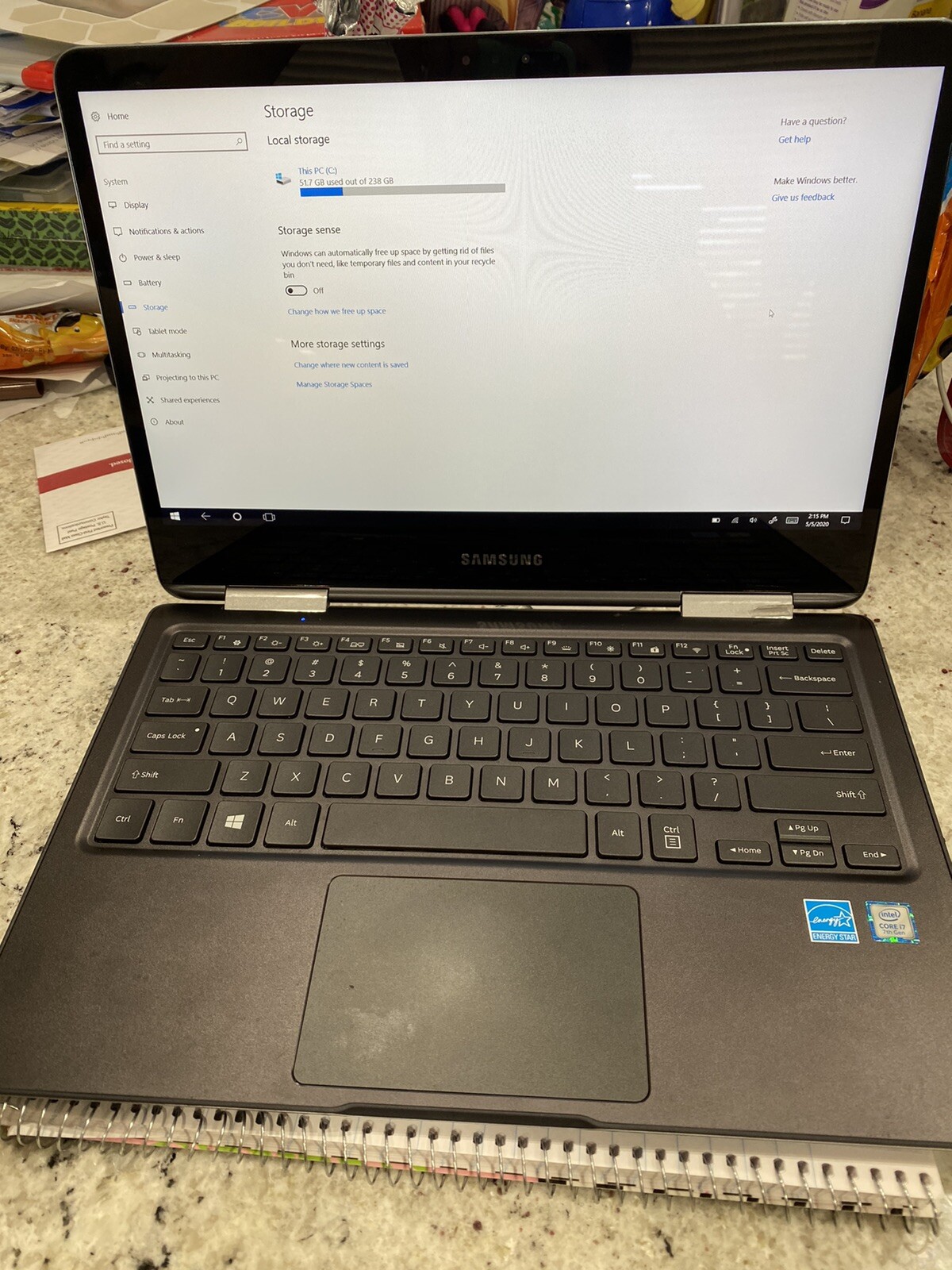 Samsung Notebook 9 Pro 940X3M 13.3″ Convertible Notebook-Core i7- 2.7GHz-8GB Ram