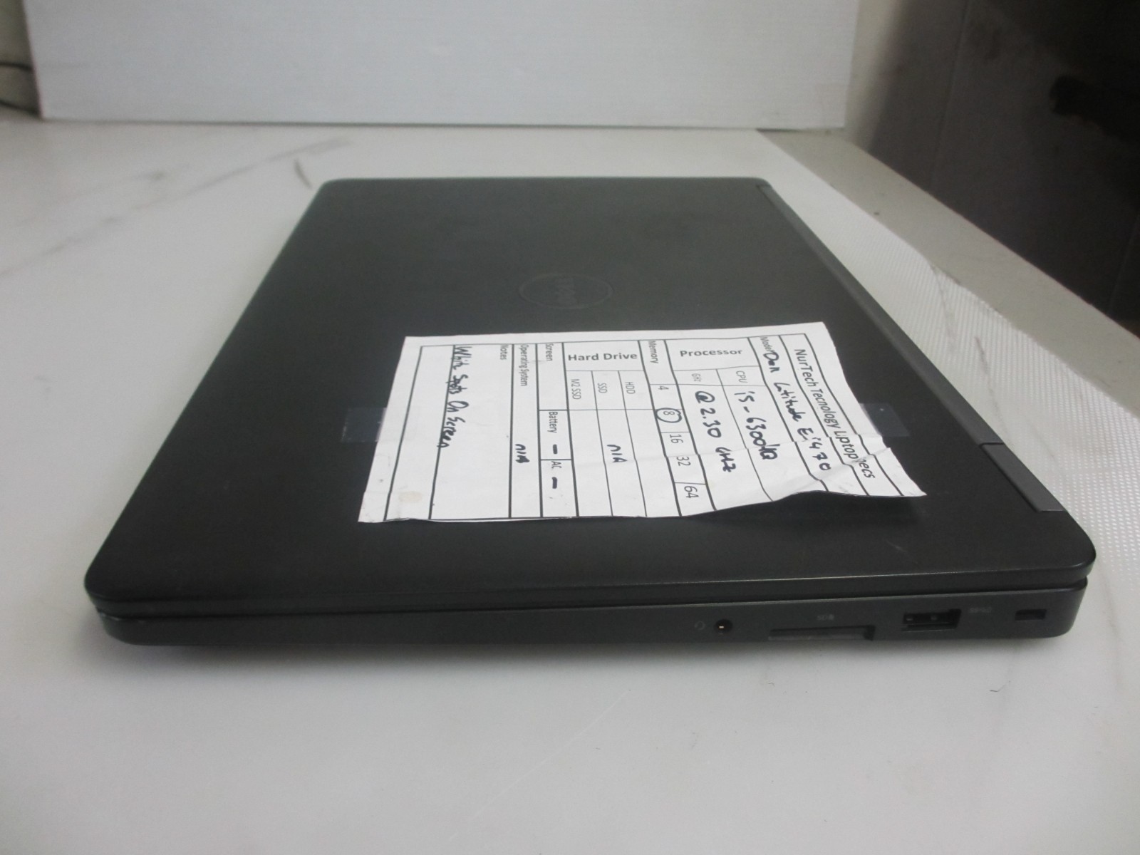 Dell Latitude E5470 i5-6300HQ 2.30GHz 8GB Laptop [No HDD/OS/AC/BTRY]