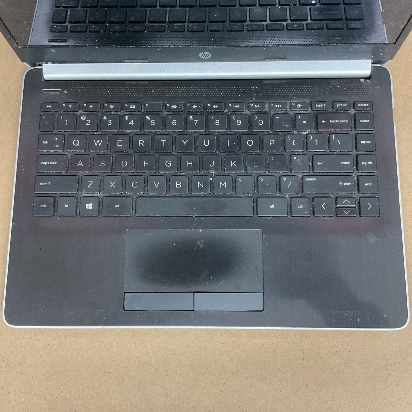 HP Model 14-dk0731ms Laptop – Missing Bottoms Screws Untested / Broken