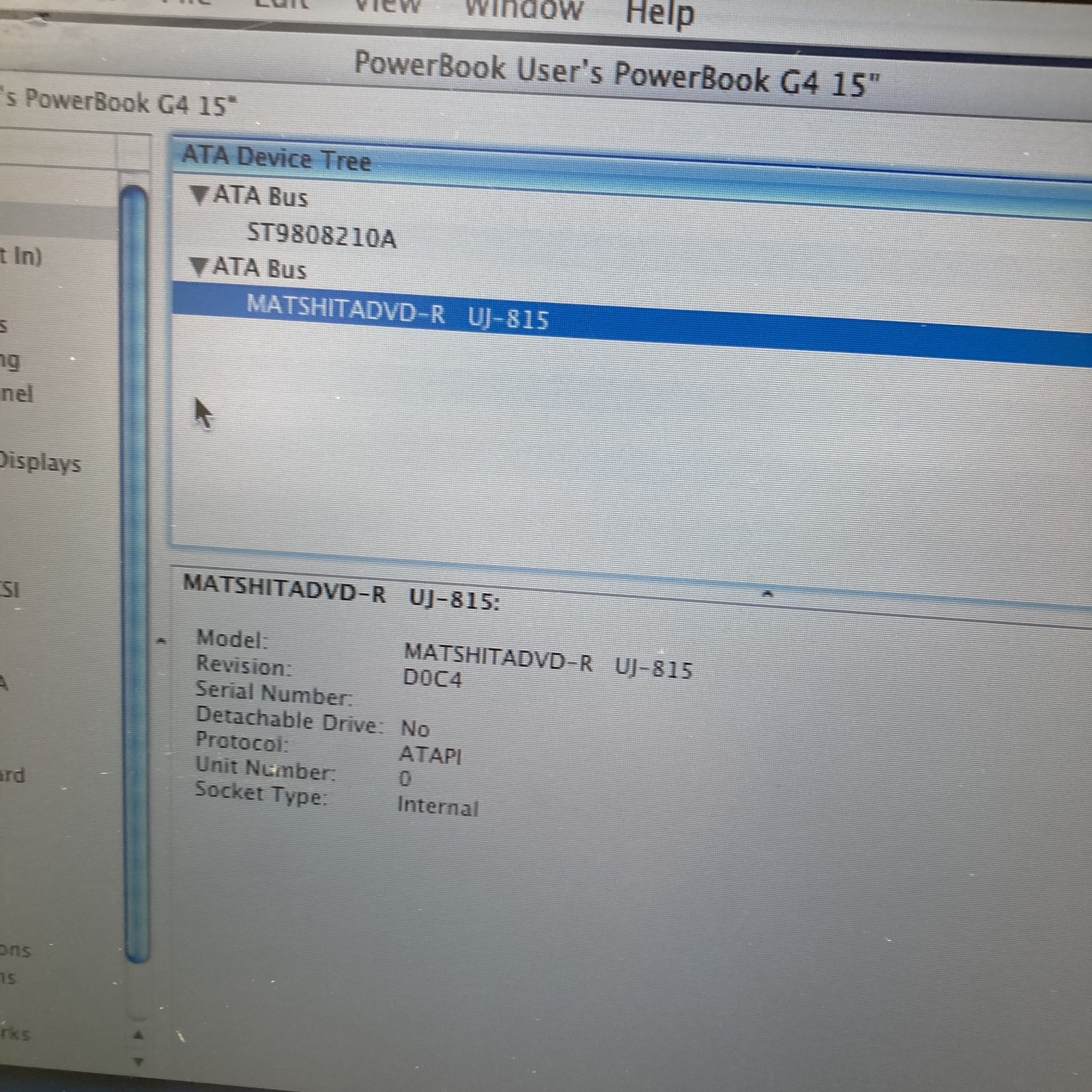 Vintage Apple PowerBook G4 Titanium M5884 Screen Issues Mac OS X 10.4