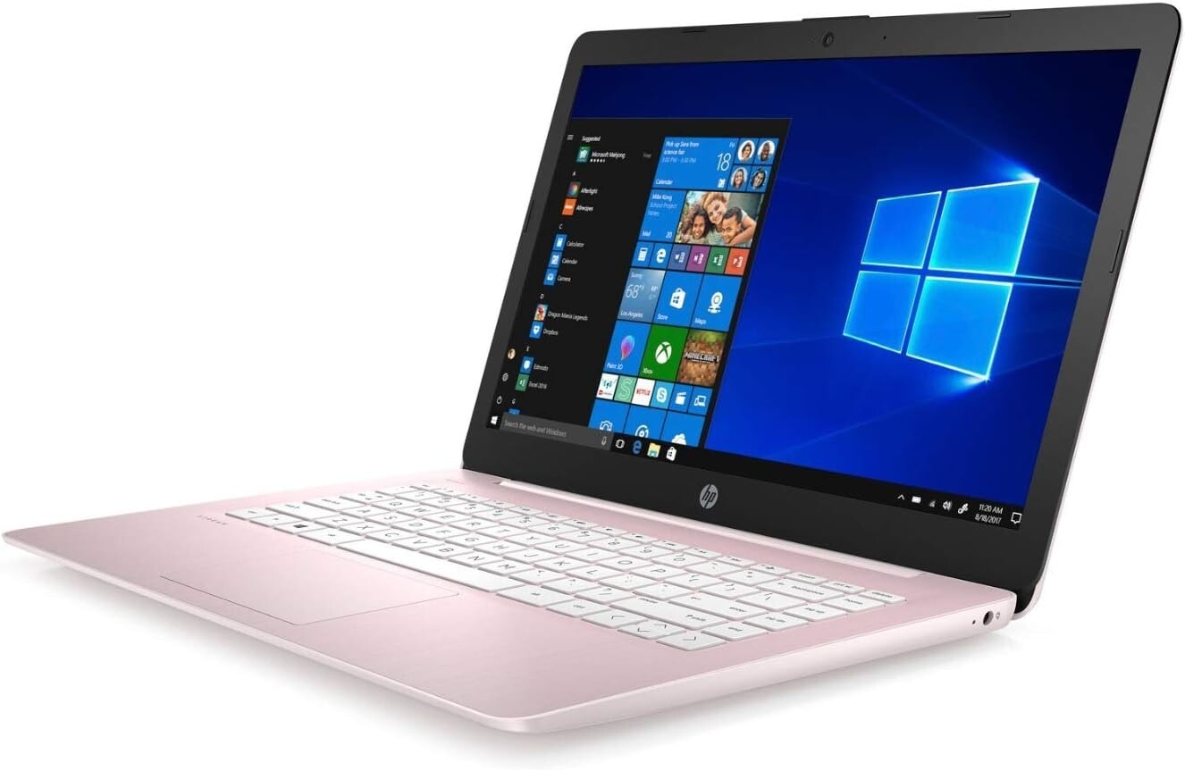 HP Stream 14″ (64GB SSD, Intel Celeron N4000, 1.10GHz, 4GB RAM Windows 10