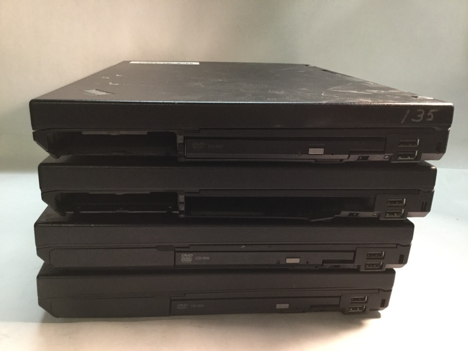 LOT OF 4 Lenovo ThinkPad R61 14″ Laptop Intel Celeron- VARIOUS ISSUES *READ*