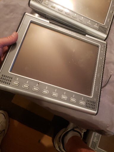2-Motorola FLN3063B MW800 Mobile Workstation Touch Screen LED Monitor Untested