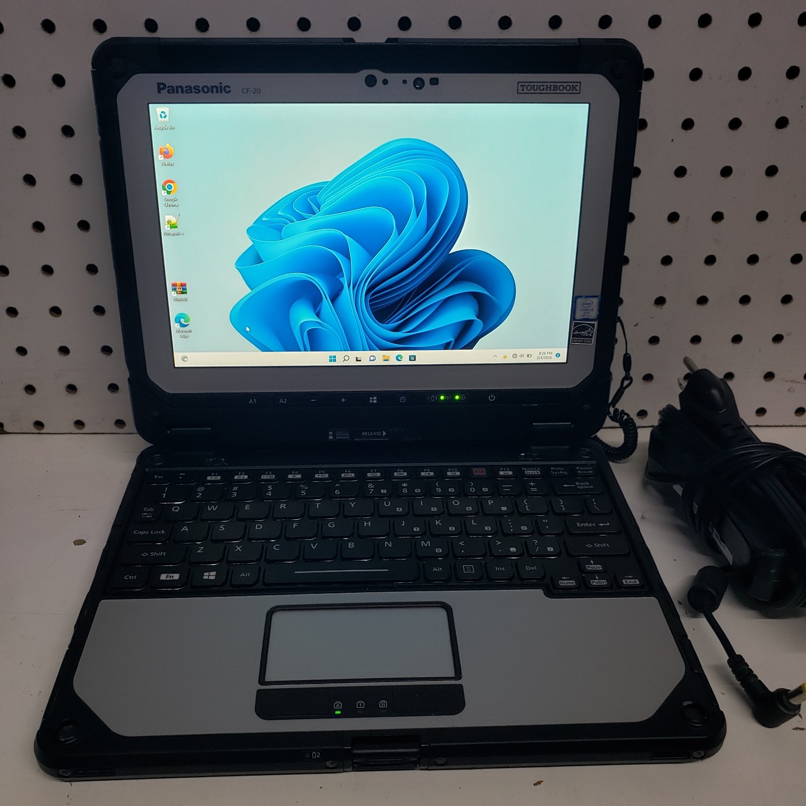 Panasonic Toughbook CF-20 -1.20Ghz Tablet Intel i5-7Y57 512GB SS,8GB RAM,WIN 11