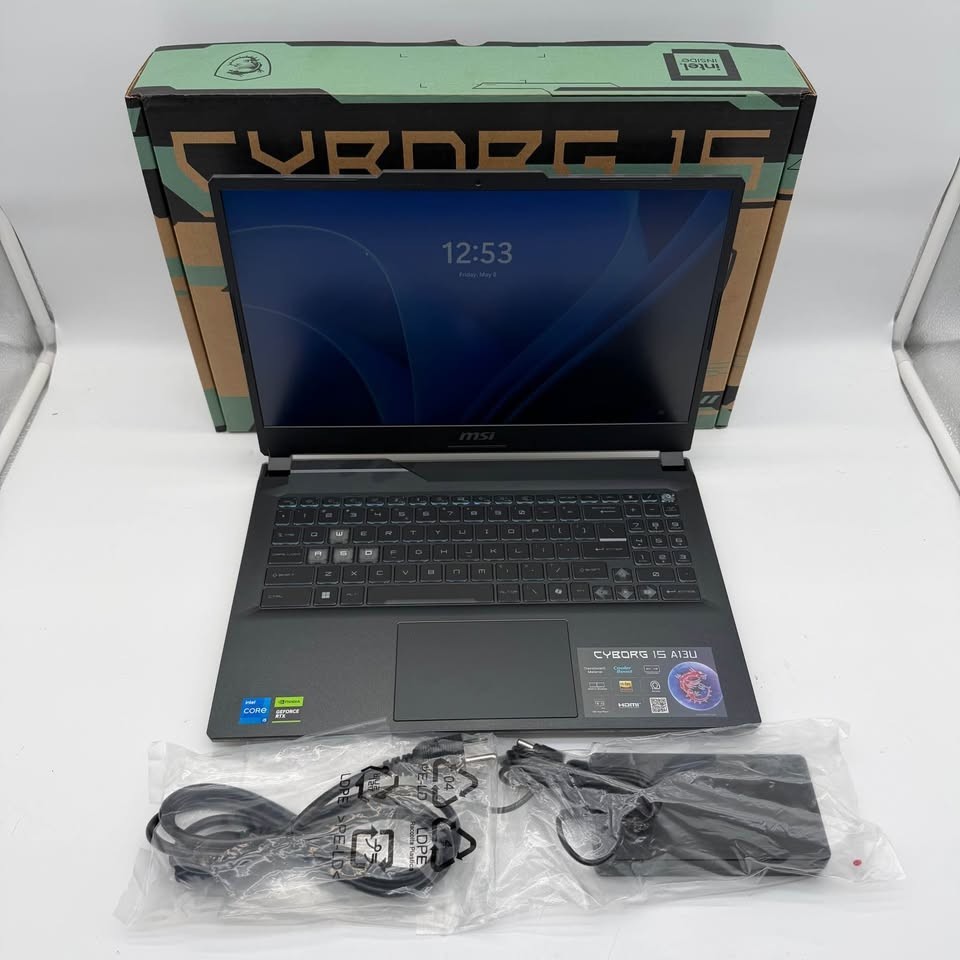 MSI Cyborg 15 A13U Gaming Laptop Intel i5-13420H 16GB RAM 512GB SSD RTX 3050 POV