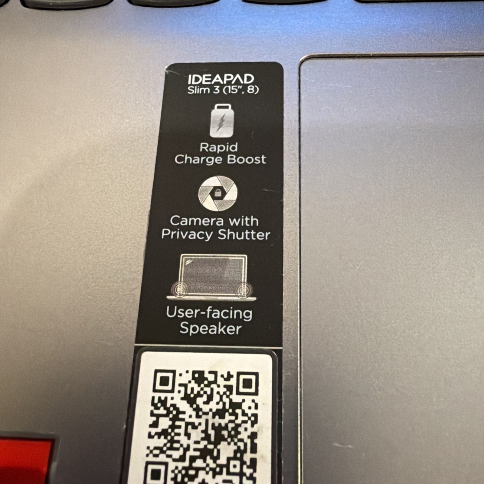 LENOVO IDEAPAD SLIM 3 15ABR8 | AMD RYZEN 7 5825U | 512GB | 16GB | Touch Screen