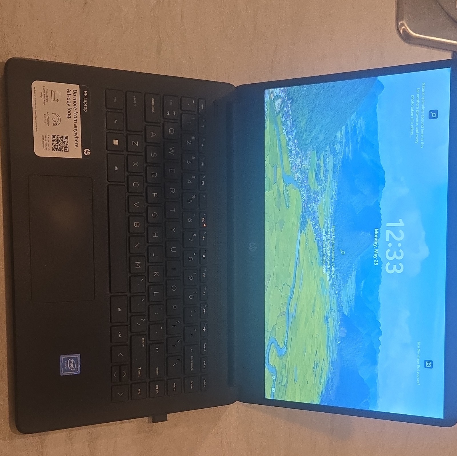 HP Laptop 14-db0xx Intel Celeron N4020 4GB RAM 128GB SSD Windows 10 Black