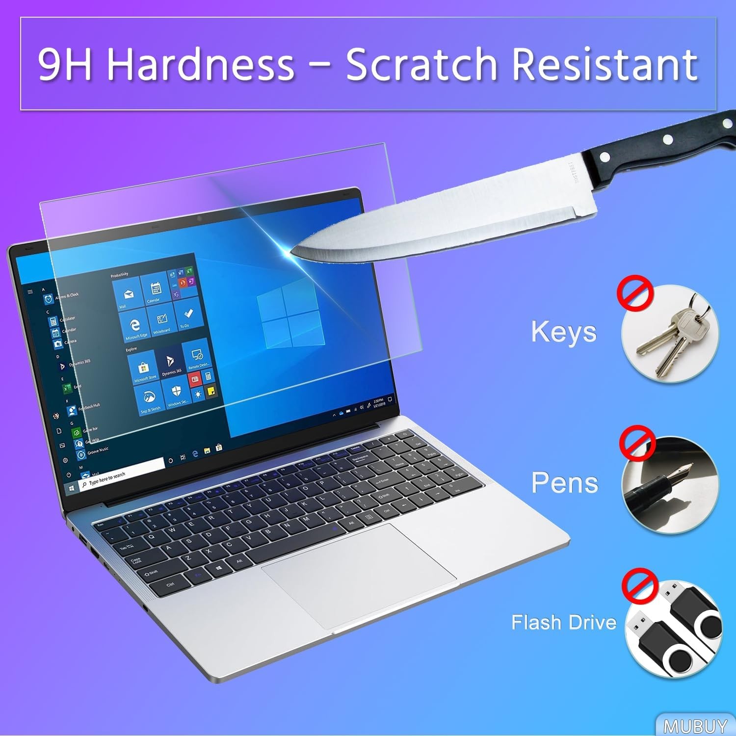 Tempered Glass Screen Protector for Lenovo Slim 3/5/7 16 & ideapad 5/5i Pro 16