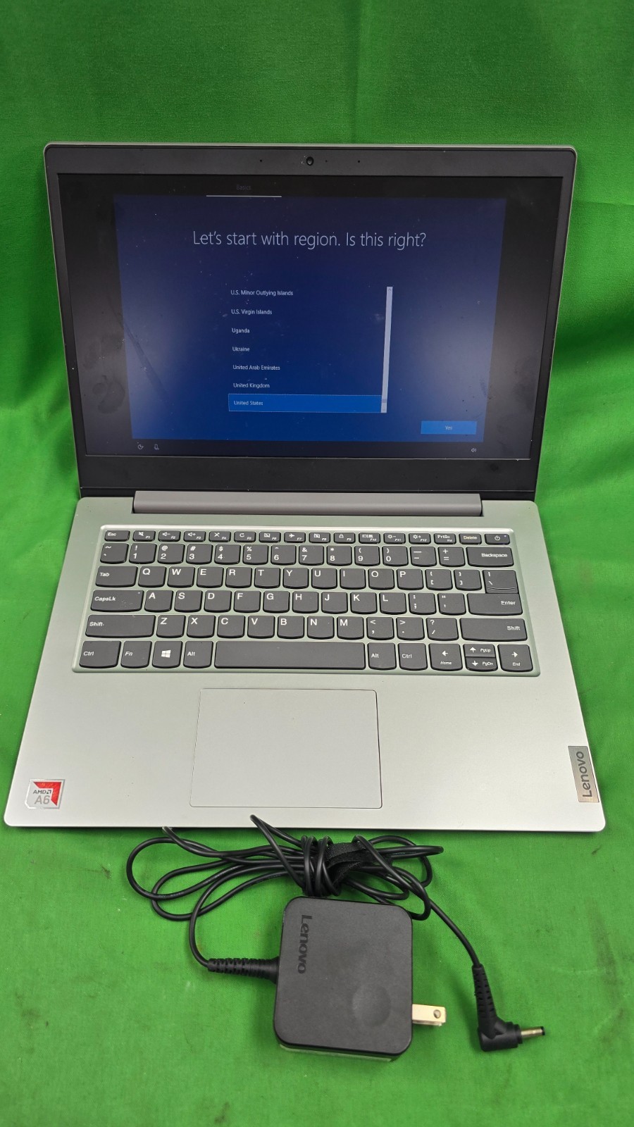 Lenovo IdeaPad 1 14″ (W10, 64 GB eMMC, AMD A6 A6-9220e, 1.60 GHz, 4GB) TESTED
