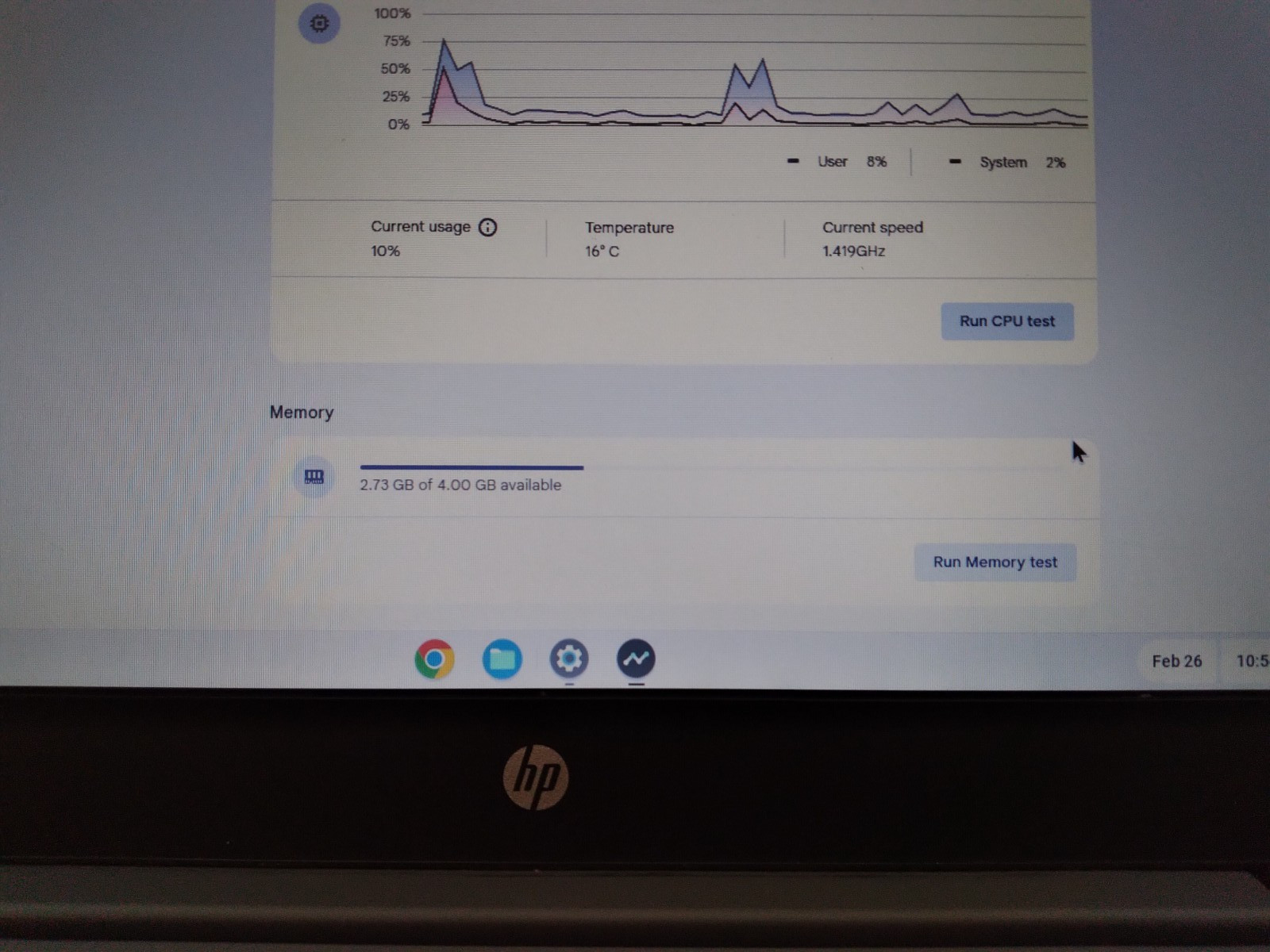 HP Chromebook 11A G8 EE 11″ HD Webcam AMD A4-CPU 9120C @1.6GHz 32GB SSD 4GB RAM