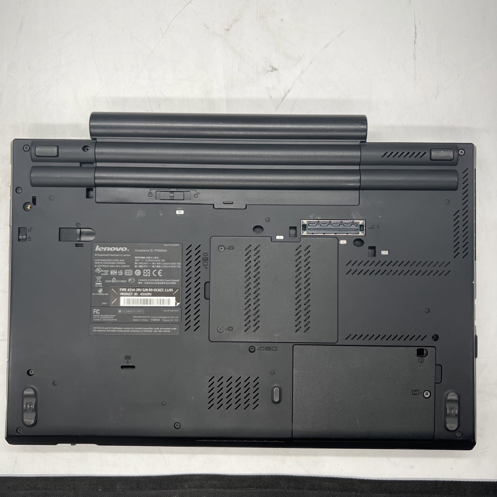 Lenovo ThinkPad T510 Core I5 M540 2.53GHz 6GB RAM NVS 3100M No Drive No OS