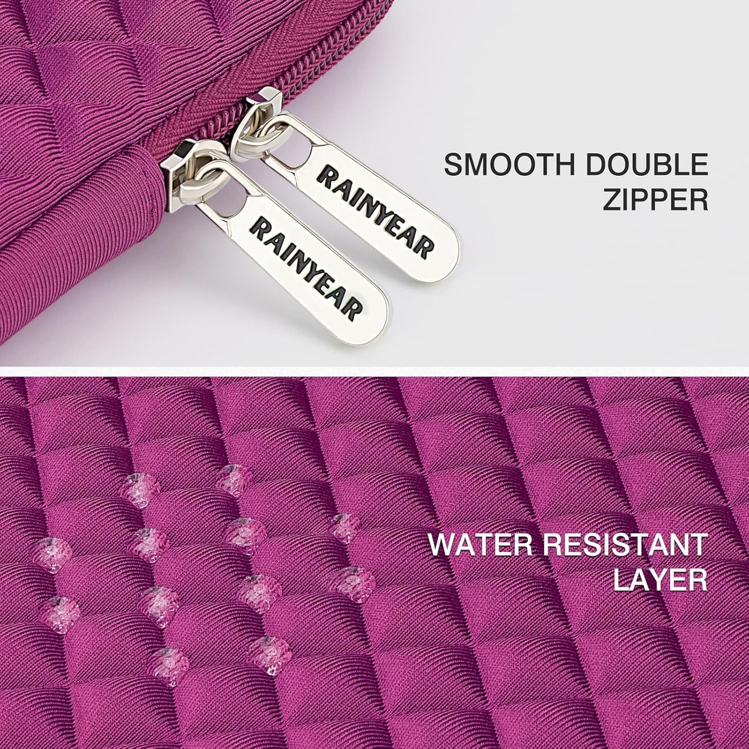 11 Inch Laptop Sleeve Diamond Foam Shock Resistant Neoprene Case for 11″ Compute