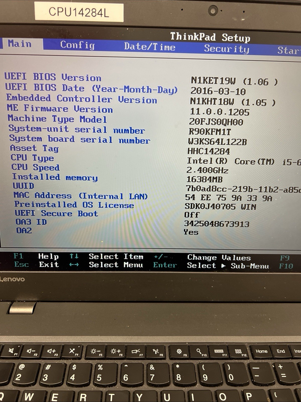 Lot Of 5 Lenovo ThinkPad T560|Core i5@2.40GHz|16GB RAM|500GB SSD|WIN 11
