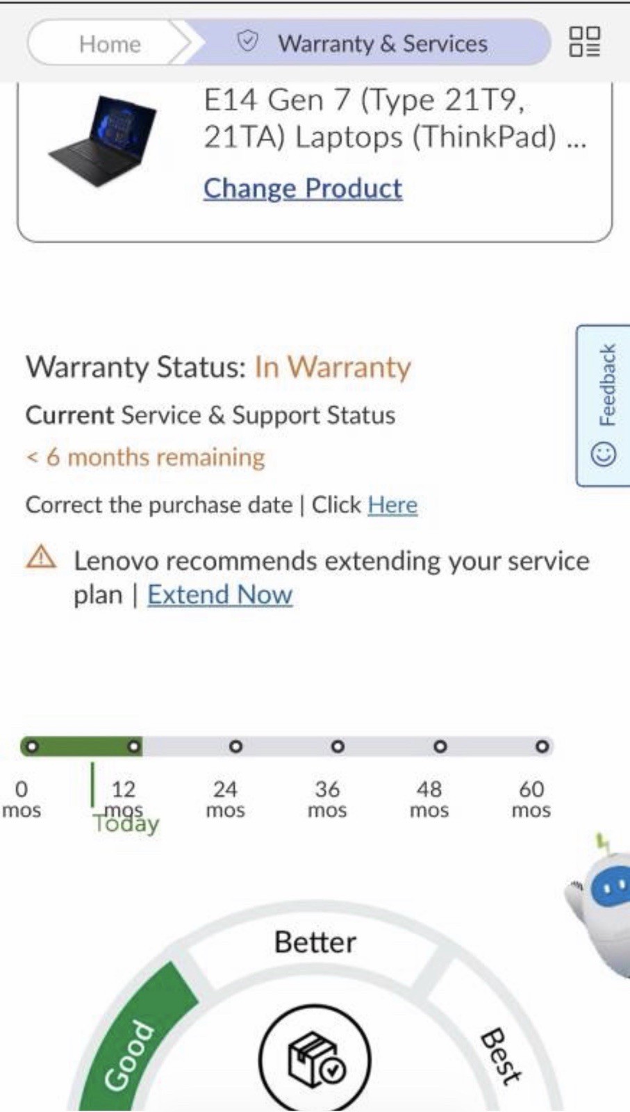 New Lenovo ThinkPad E14 Gen 7 Ultra 5 210H 12-Cores 16GB 256Gb Warranty 11/26