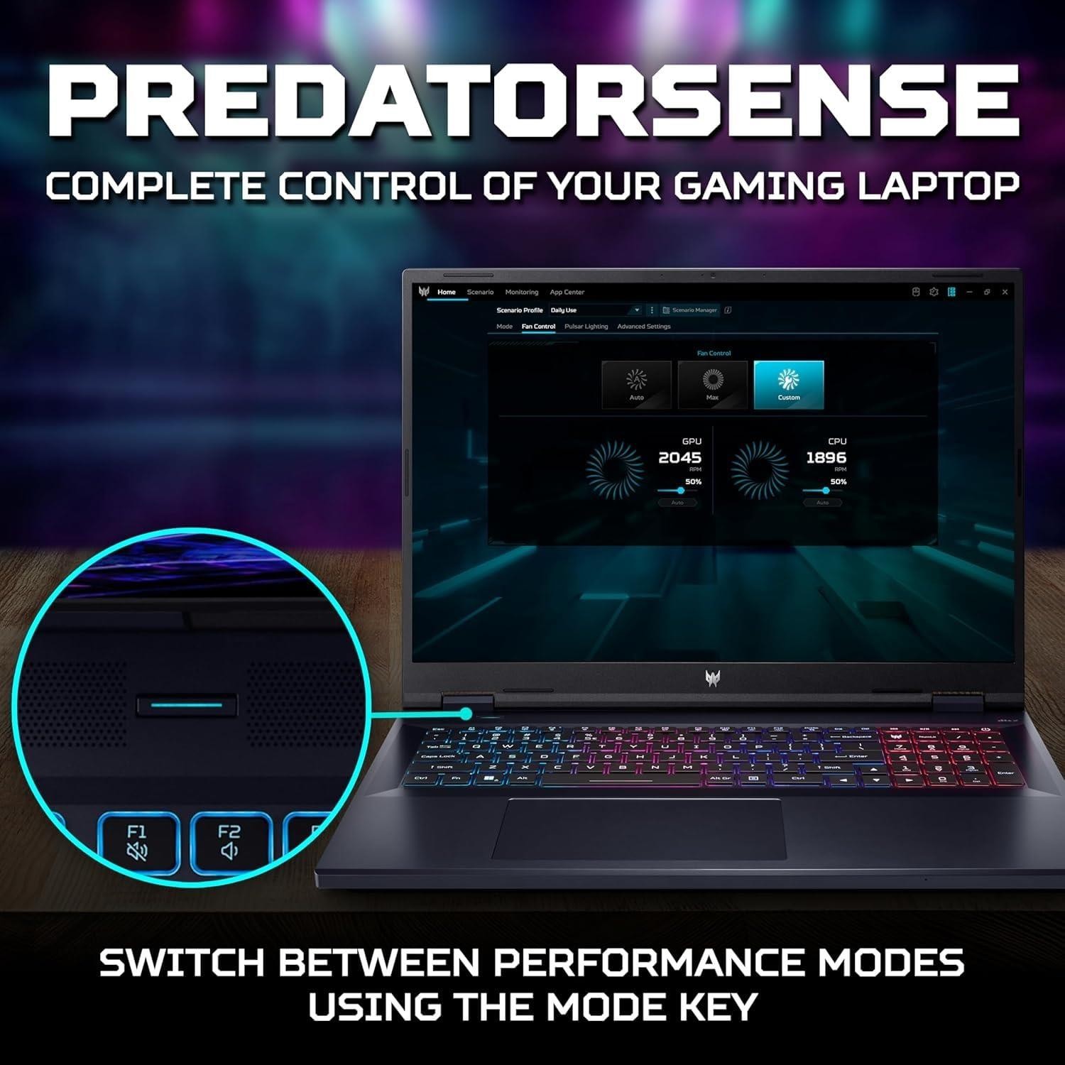 Acer Predator Helios 18 18″ i9-14900HX 14th Gen 32GB 2TB RTX 4080 Win11 Refurb