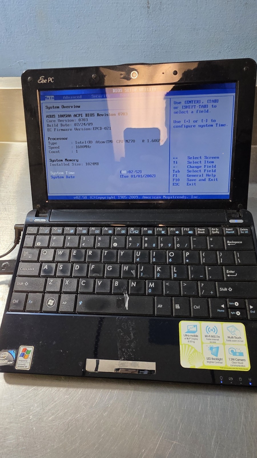 ASUS Eee PC 1005HAB Netbook 10.1″ Laptop READ DESCRIPTION