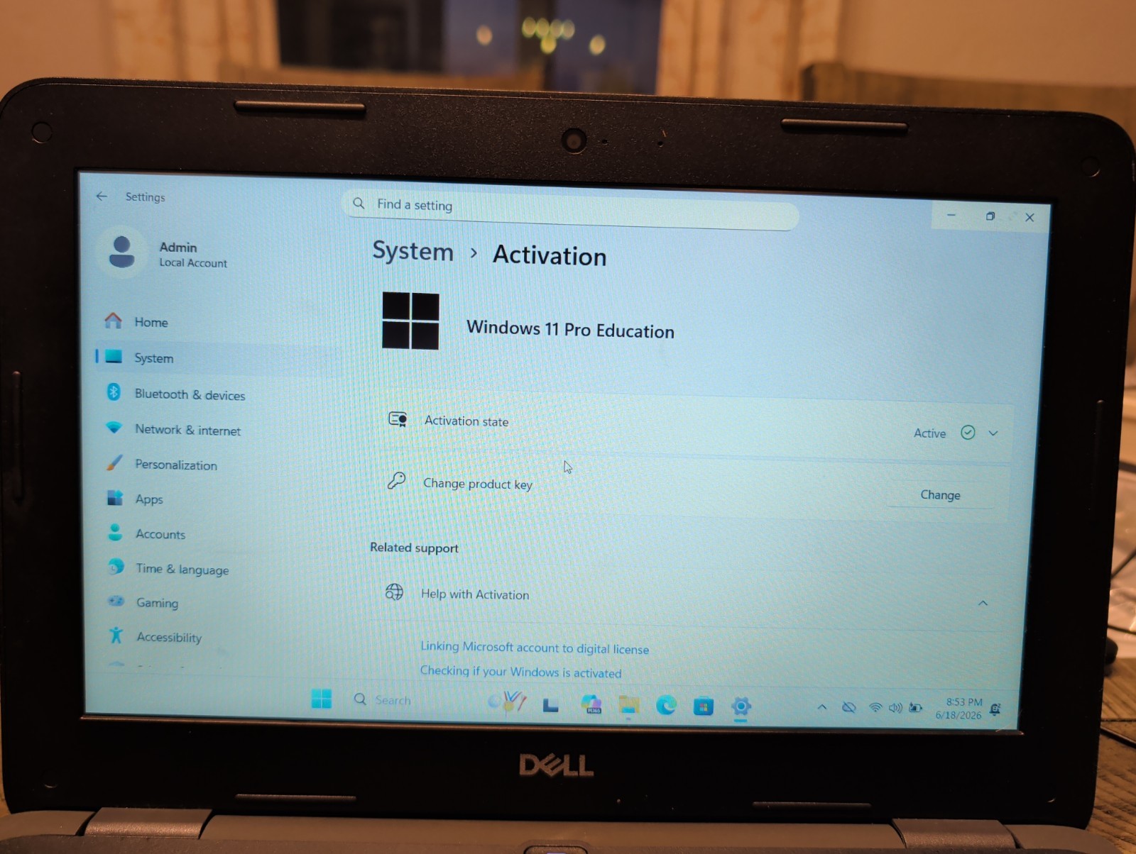 Dell Latitude 3190 Laptop 11.6” Pentium 4GB RAM 64GB SSD Win 11 **Bad Battery