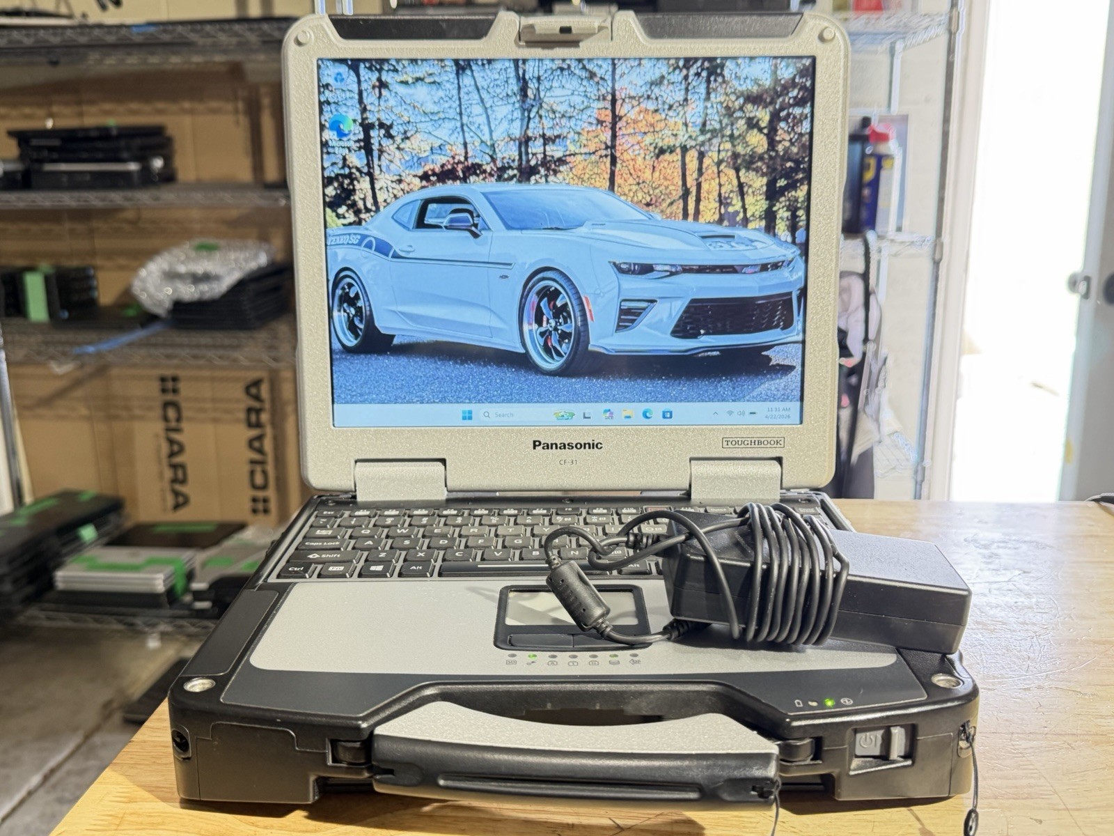 Panasonic Toughbook CF-31 I5-5300u@2.3ghz 16gb Ram 256 GB SSD Win11P 8620 HOURS