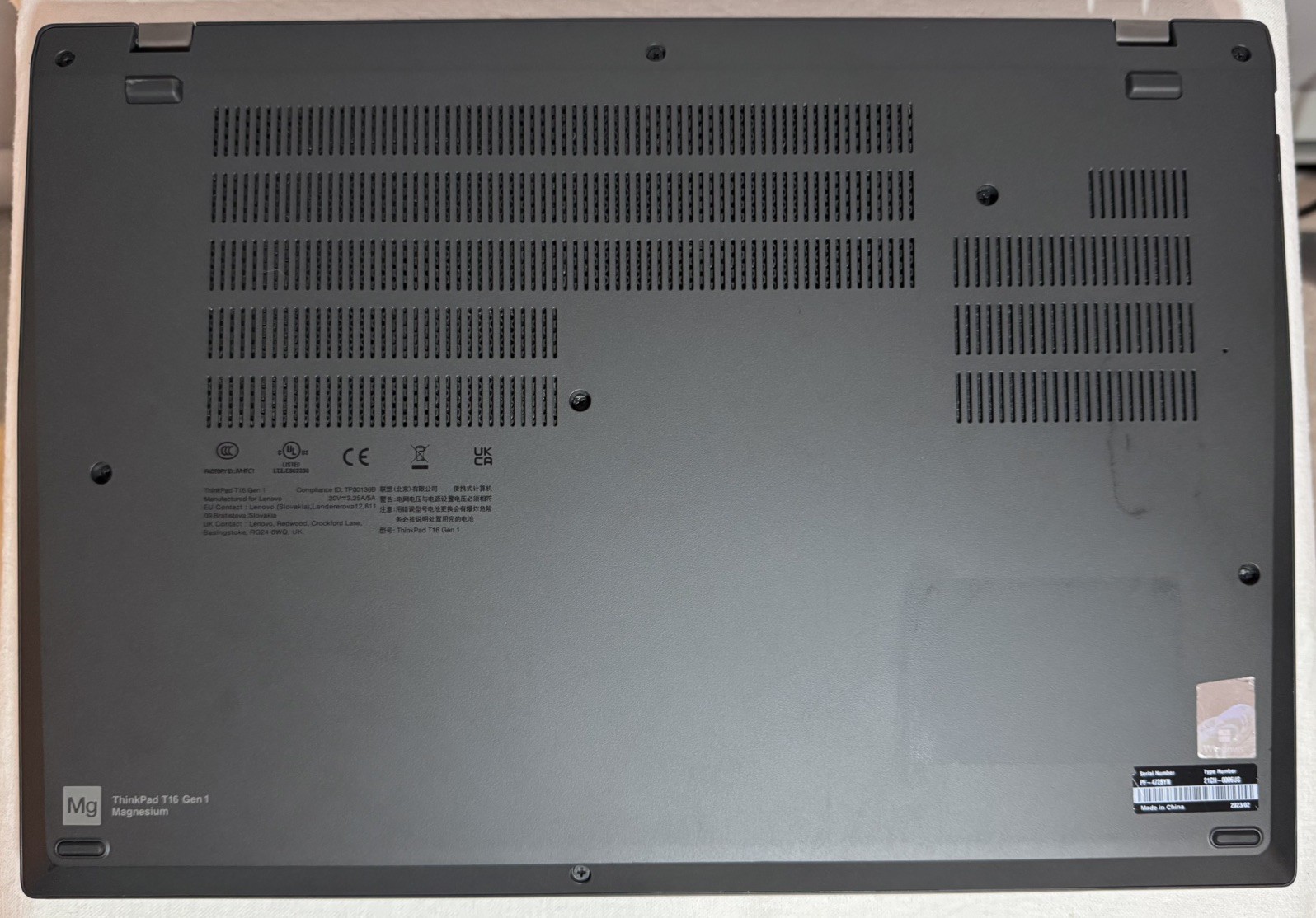 LENOVO ThinkPad T16 Gen1 RYZEN7 | 16GB RAM | 1TB SSD | WIN11P | TOUCHSCREEN