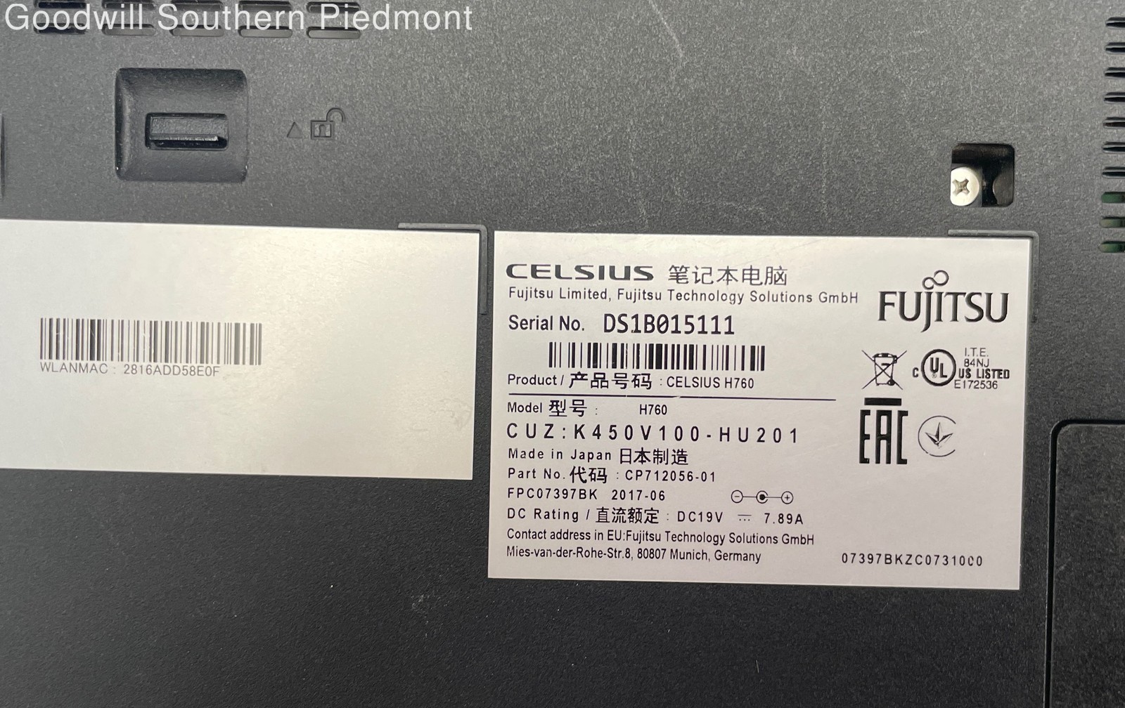 Fujitsu H760 i5 Gen 6 2.6GHz 16Gb RAM 512Gb SSD – Tested