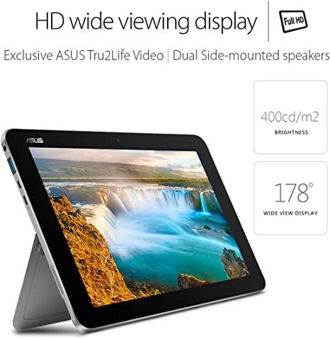 ASUS TRANSFORMER 10.1″ Z8350 4 128GB T102HA-D4-GR CRACKED SCREEN NO POWER