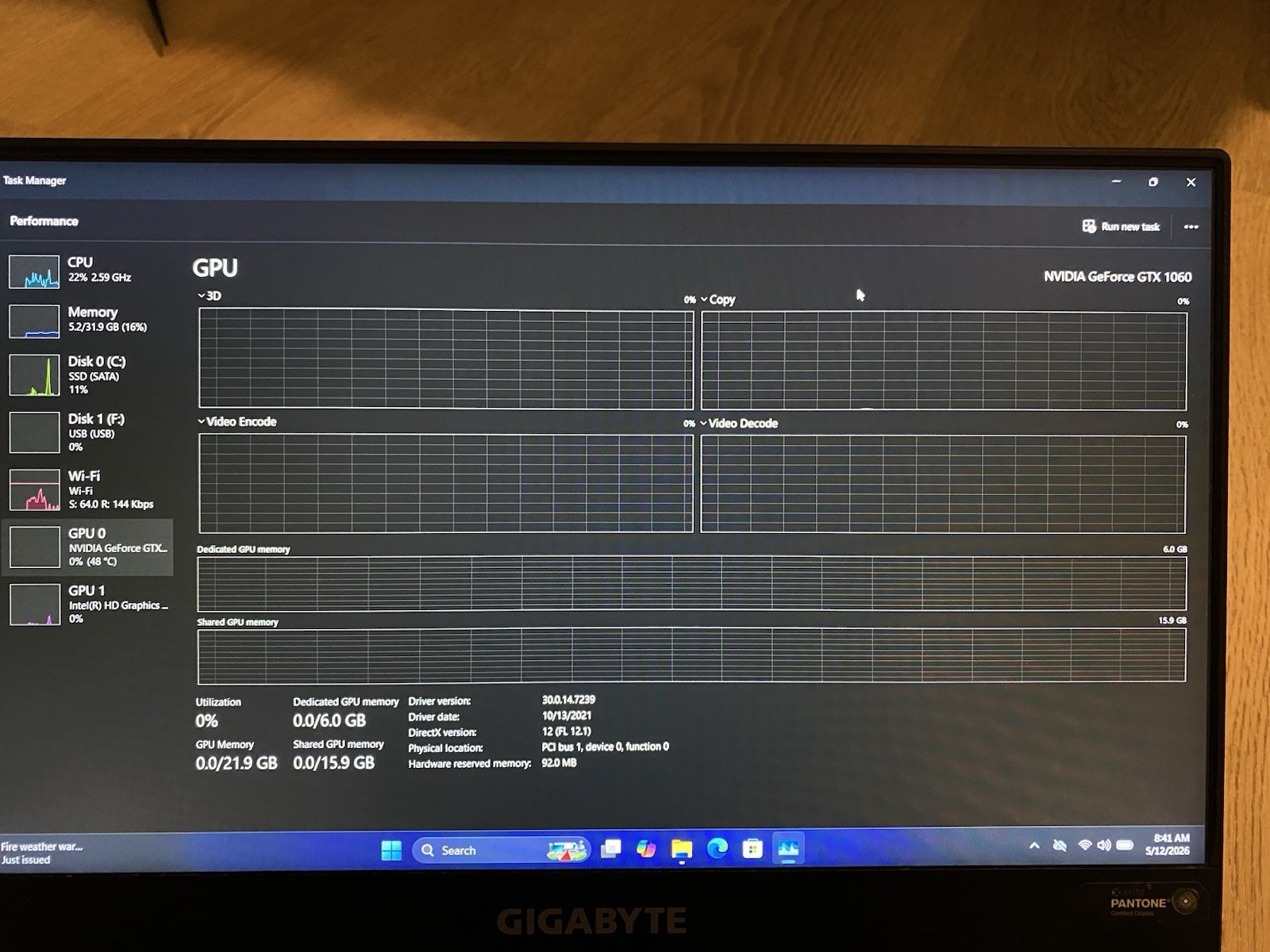Gaming Laptop Gigabyte Aero 15
