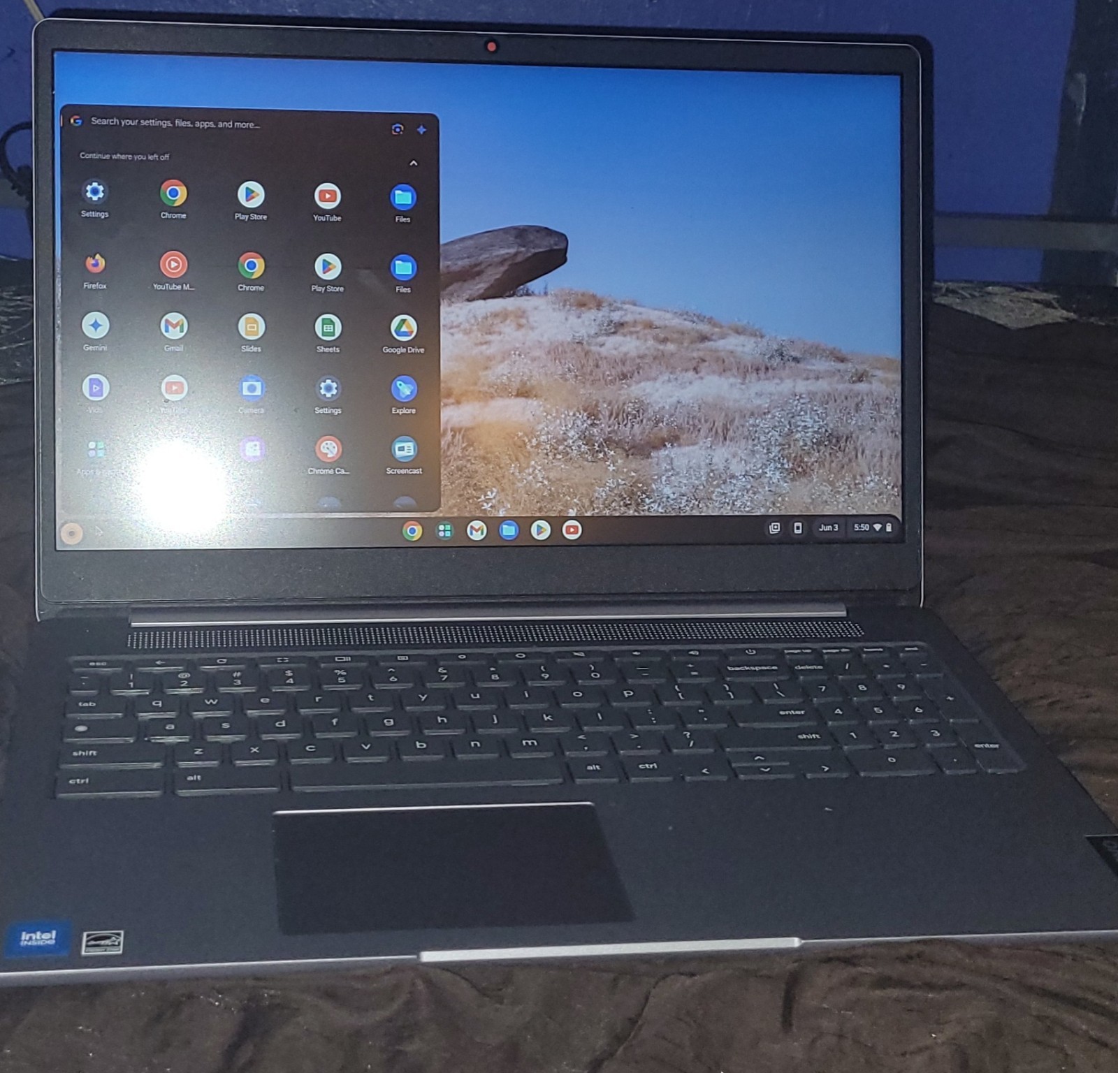 Lenovo IdeaPad 3 Chromebook 15.6” (128GB eMMC Intel Pentium Silver N6000 1.1GHz