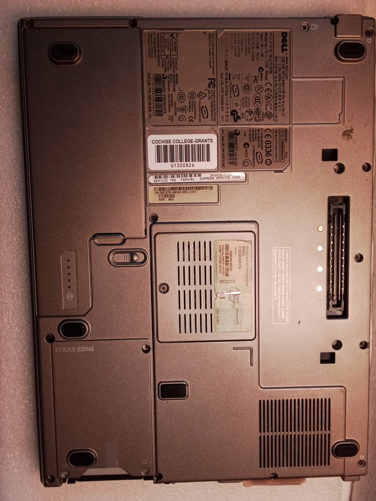 Dell D820 14.1in. Notebook/Laptop PARTS ONLY