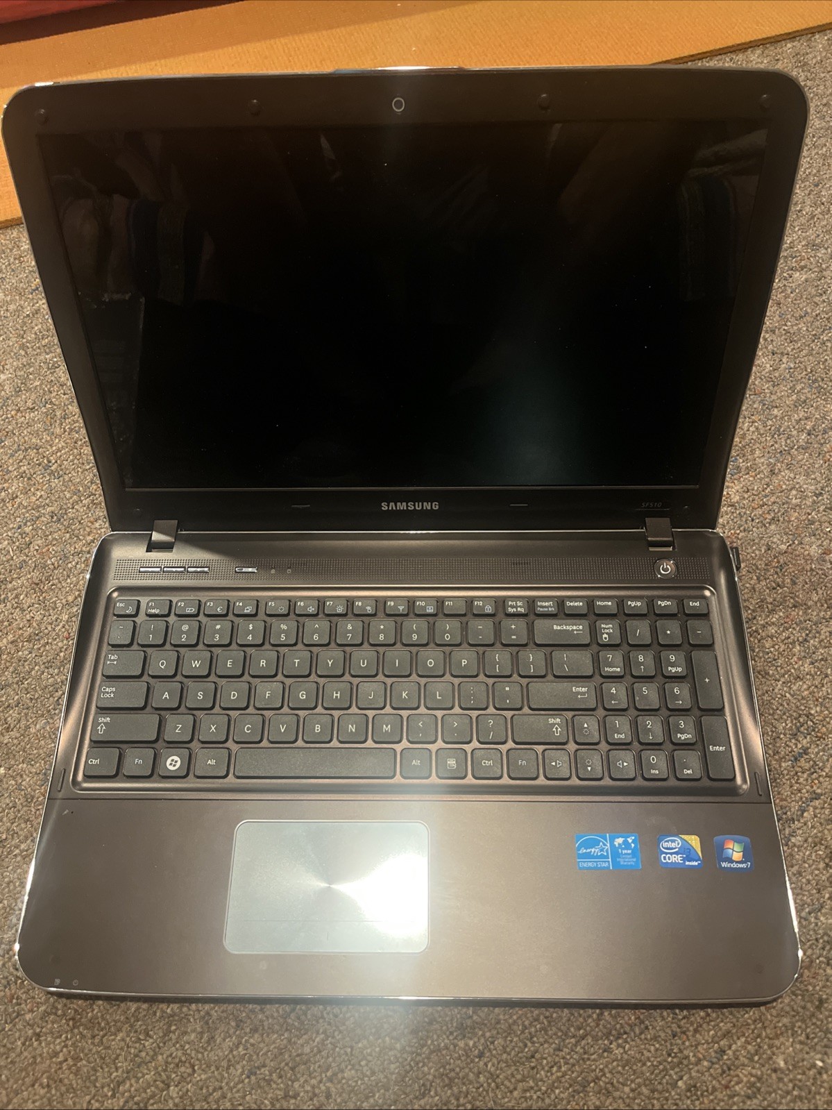 Samsung SF510-S01US 15.6″ Notebook Computer. Untested . 2010