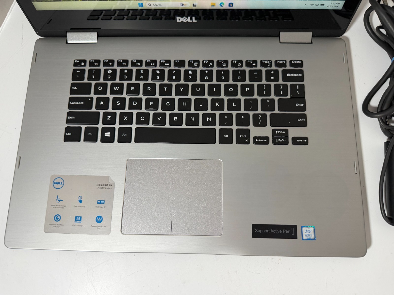 Dell Inspiron 7579 Laptop 2-in-1 Touch 15.6″ i7-7500U 8GB RAM 512GB SSD Win11H