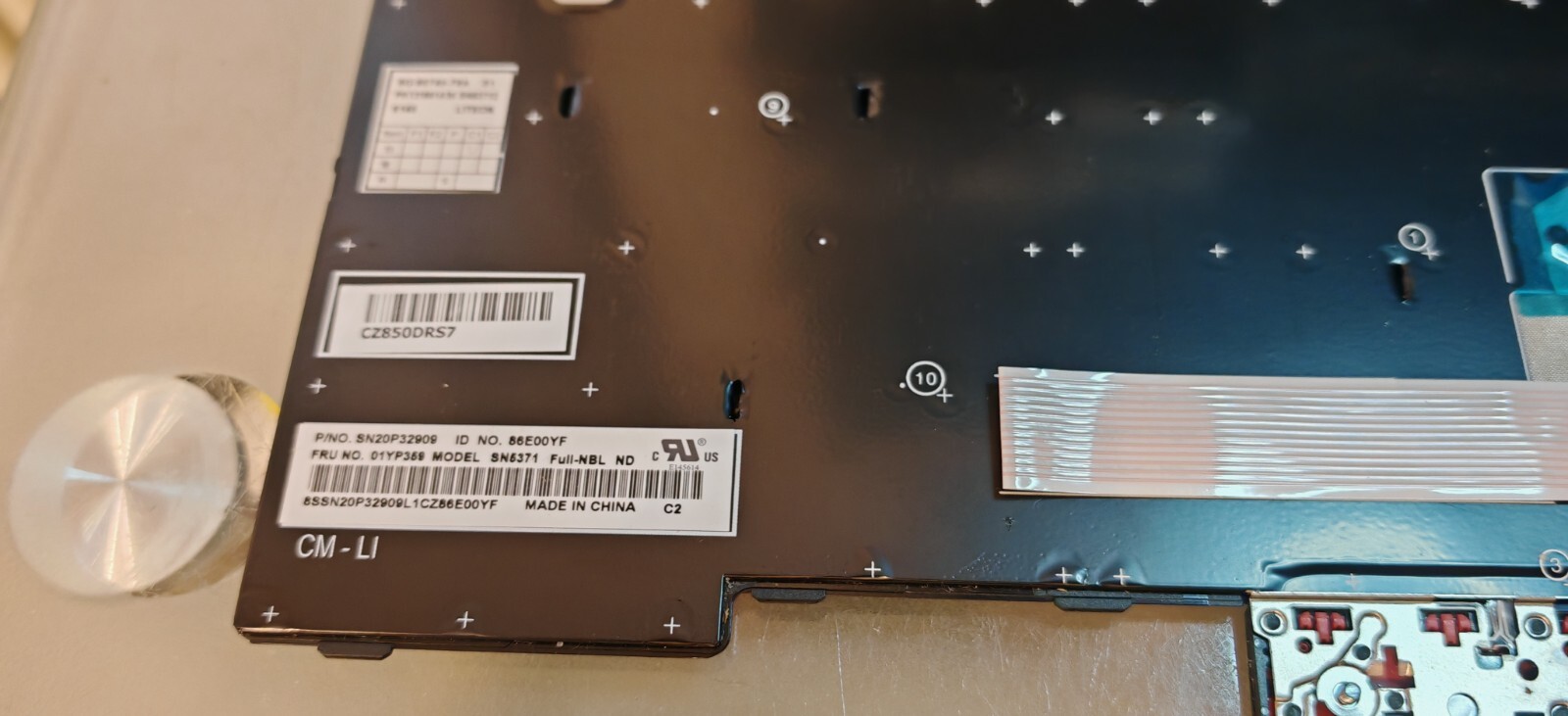 LENOVO THINKPAD L480 E490 E480 KEYBOARD KEYBOARD 01YP359 SN20P32909