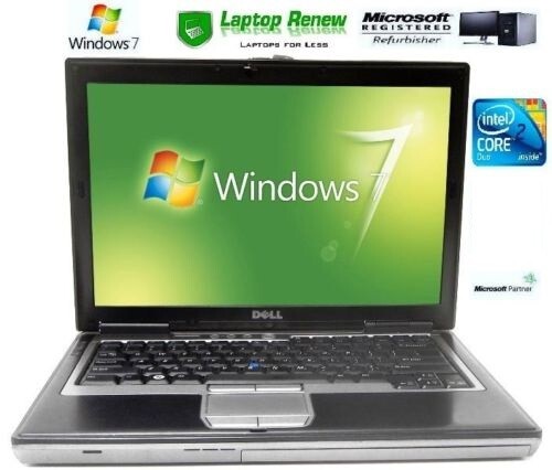 Dell Laptop Windows 7 Pro 32 BIT |120GB 4gb|RS232 Serial Port|1 YEAR|New Battery