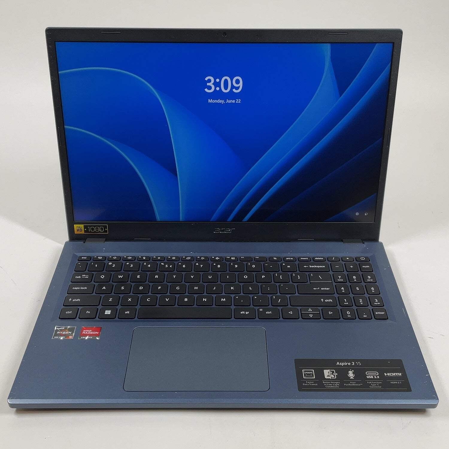 Acer Aspire 3 N23C3 15.6″ Ryzen 5 7520U 2.8GHz 8GB RAM 512GB SSD