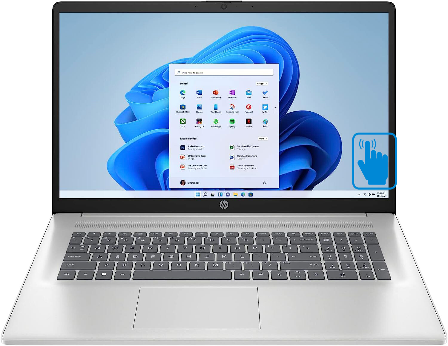 HP 17z -cp300 17.3″ 1600×900 AMD Ryzen 5 7530U 8GB 256GB SSD Windows 11 Home