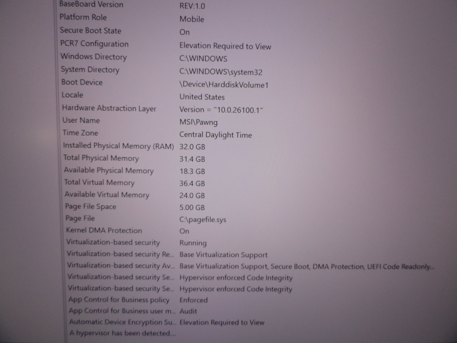 MSI VECTOR 16 HX AI A2XW / Core Ultra 9 / 32GB RAM / 1TB SSD – PRISTINE!