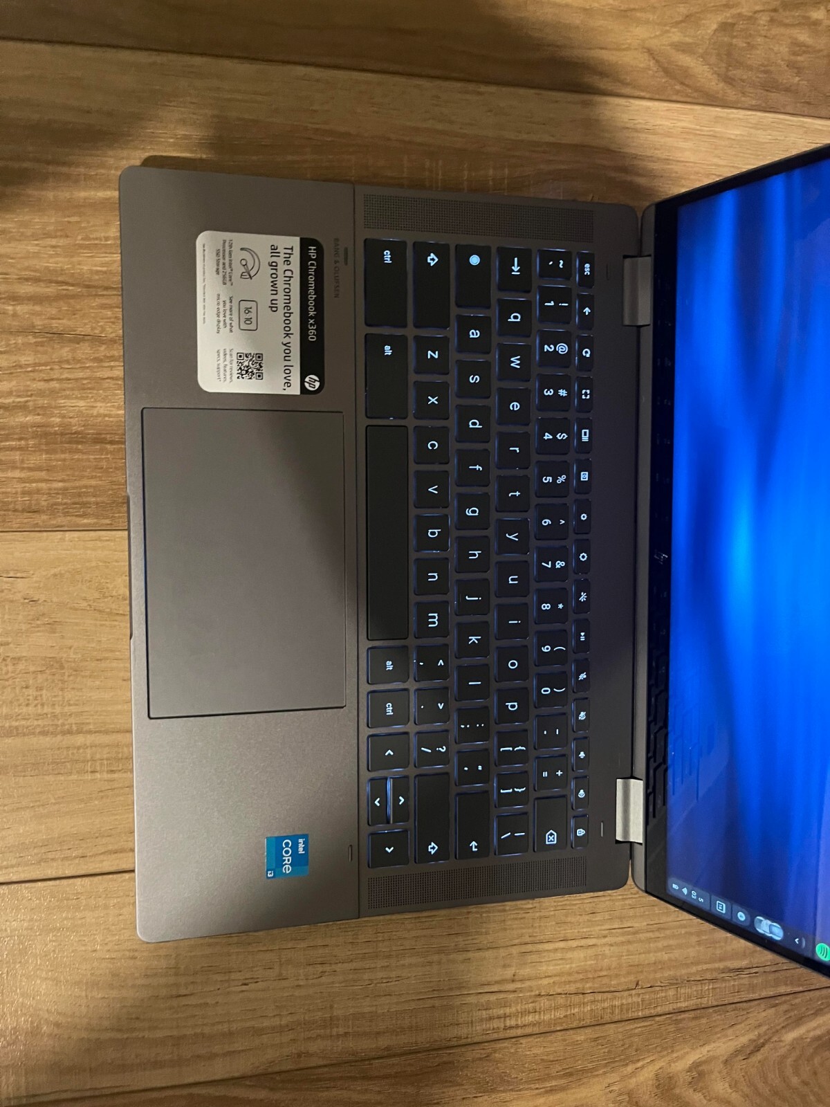 Used HP 2-in-1 14″ Touch-Screen Chromebook x360 Laptop Intel i3 12th 8GB, 256GB