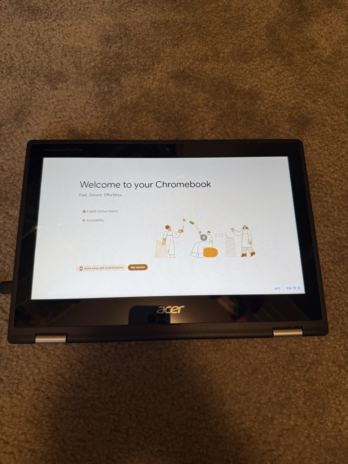 Acer Chromebook Spin 311 11.6″ Intel Celeron 2-in-1 Chrome OS Silver 64gb