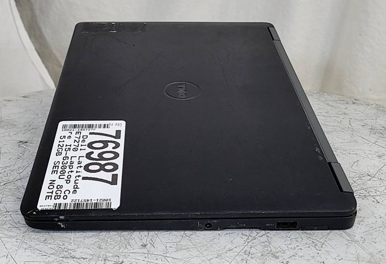 Dell Latitude E7270 Laptop Core I5-6300U 8GB 512GB SEE NOTES