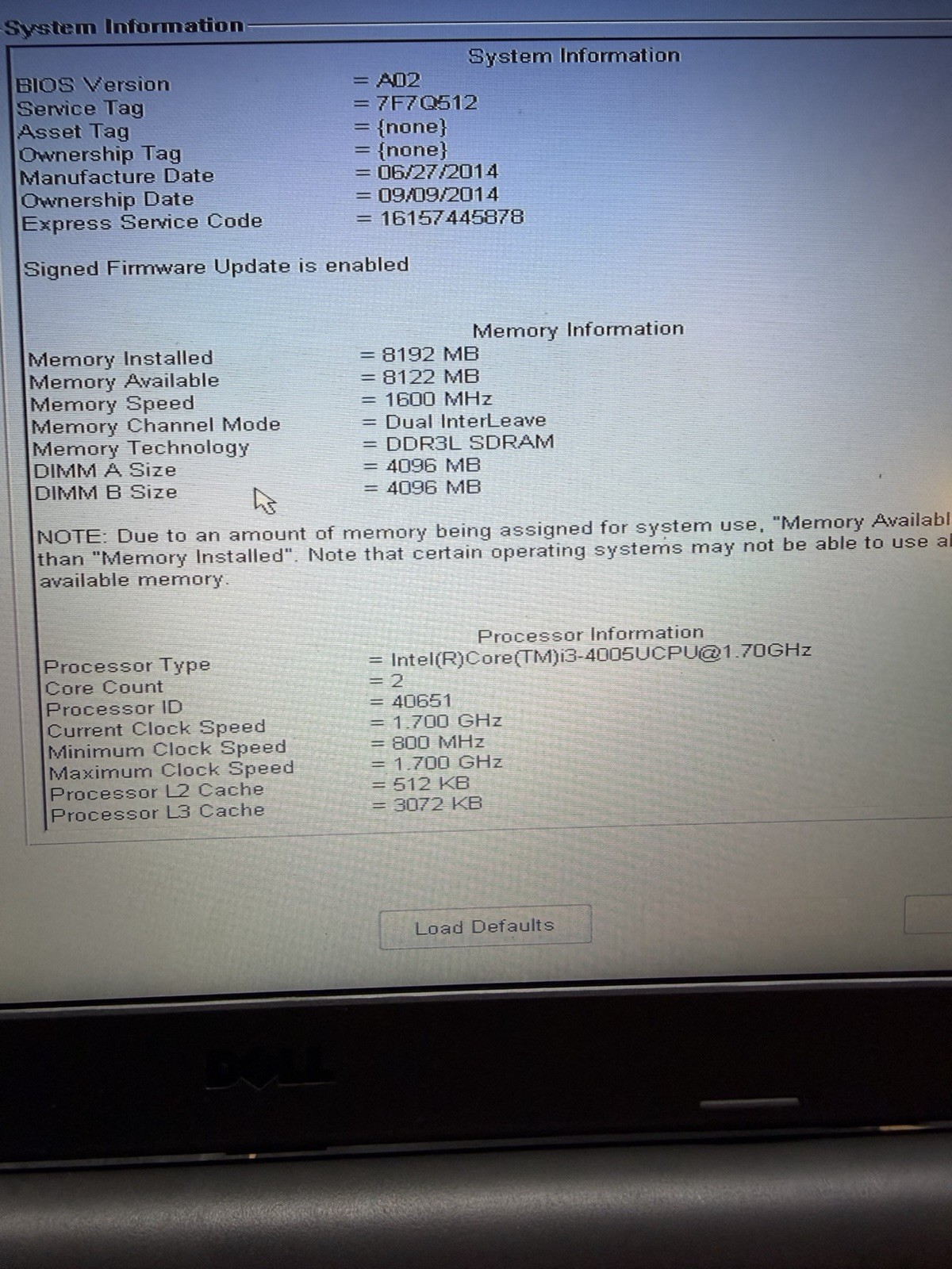 Dell Latitude BLUE Core i3-4005U 1.7GHz 13.3″ 8GB 500GB HD NonTouch Win 10 Pro