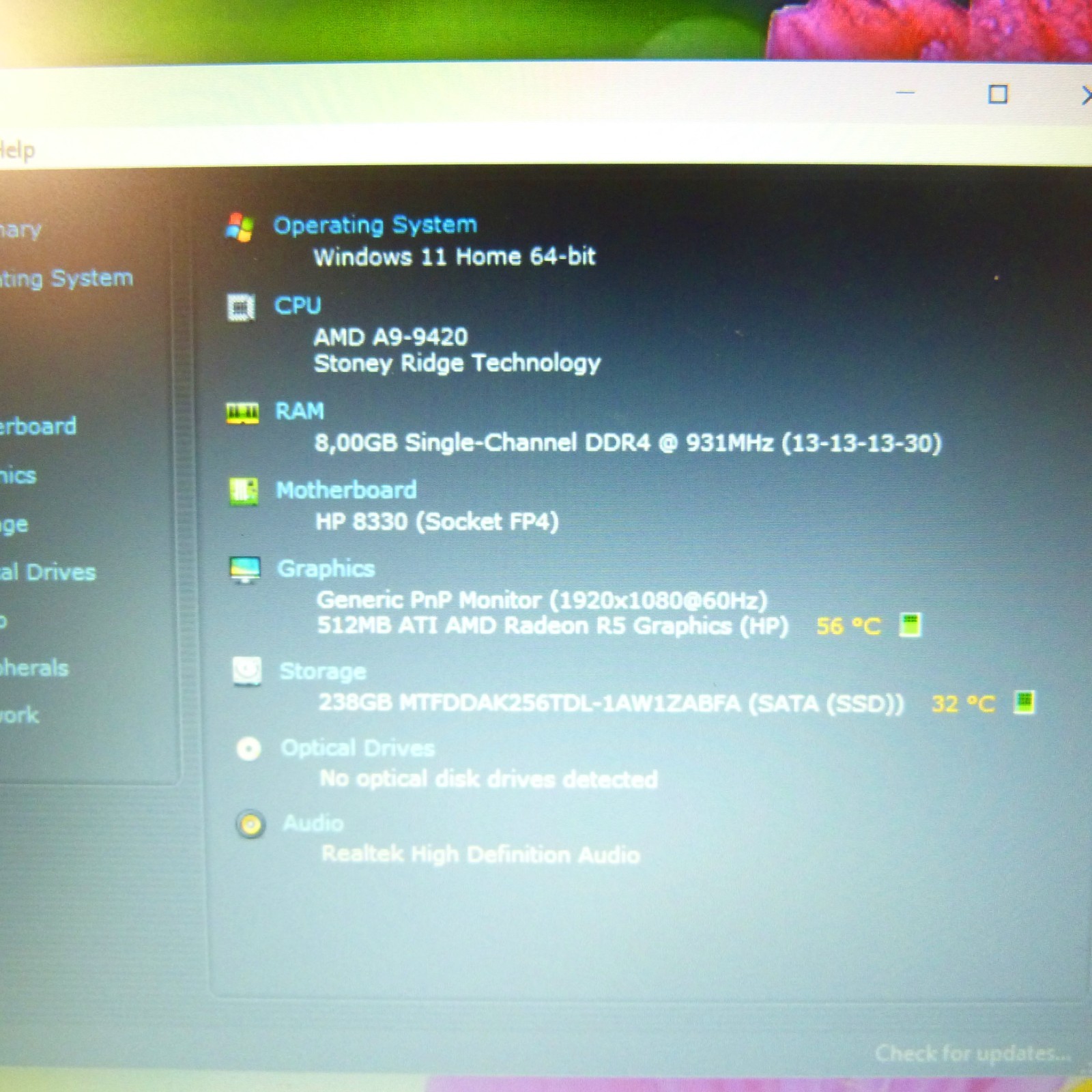 XXL SET HP 15 BW 15 inch FULLHD Multimedia 3 GHz POWER AMD A9 I SSD Windows 11