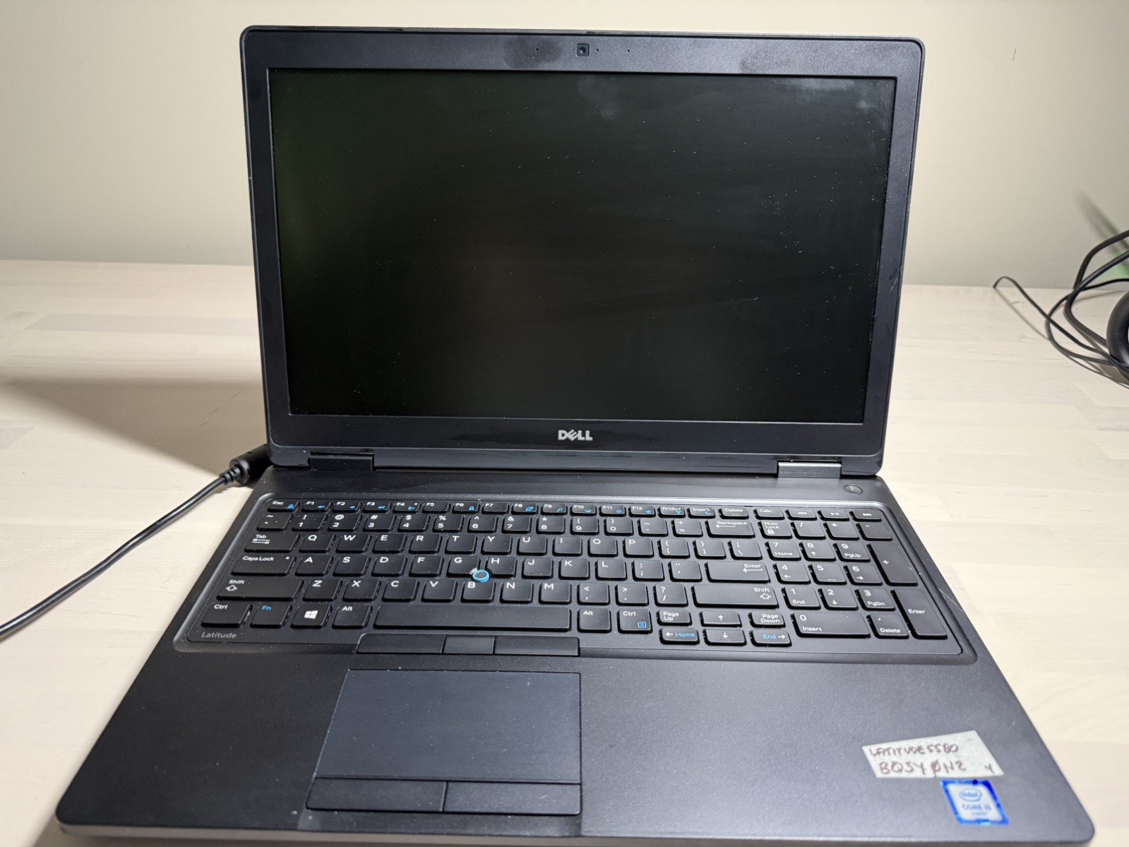 PARTS ONLY Dell Latitude 5580 Laptop Intel Core i5 6th Gen No HD/OS/AC Adapter
