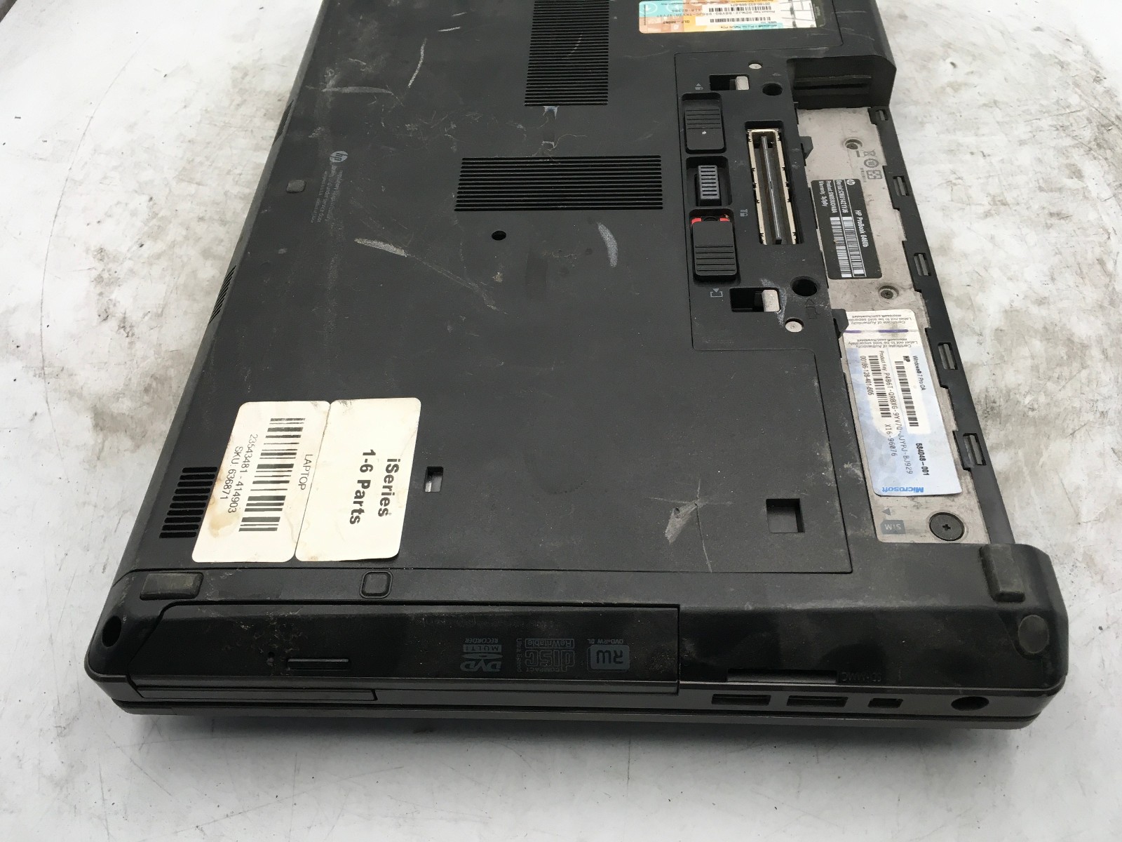HP PROBOOK 6460B – FOR PARTS/BAD LCD – INTEL I5 2ND GEN – NO ARM -READ DESC – BB
