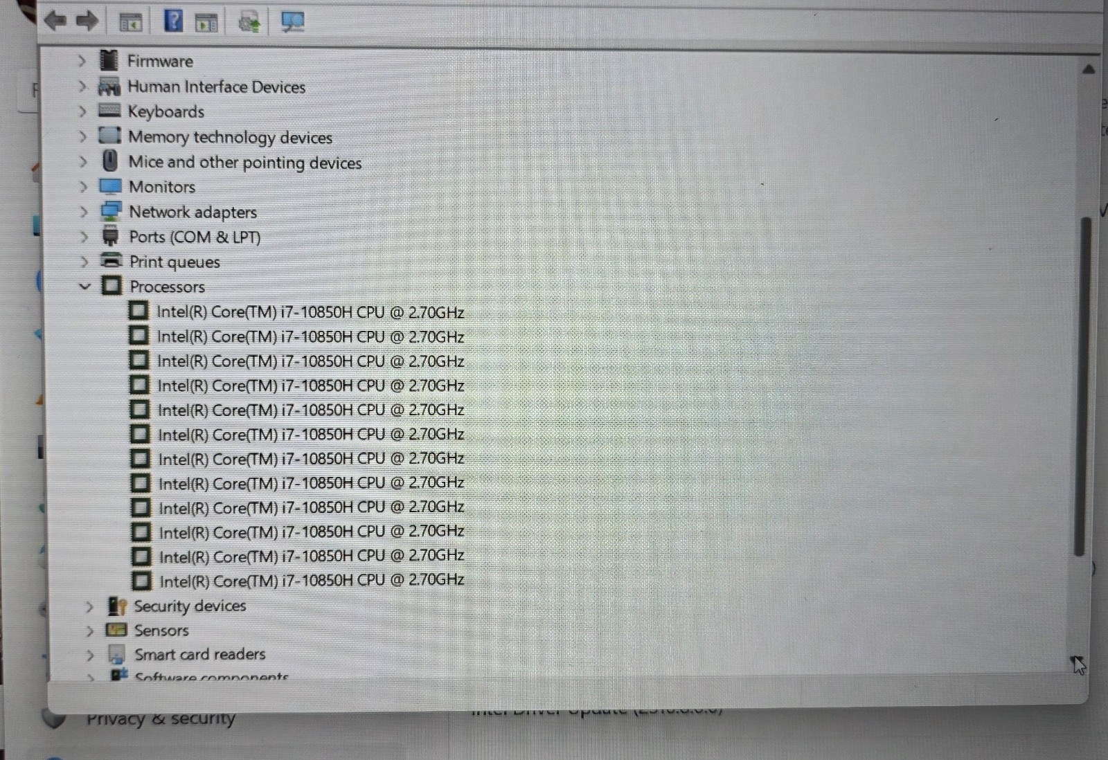 dell precision 7550 i7-10850h