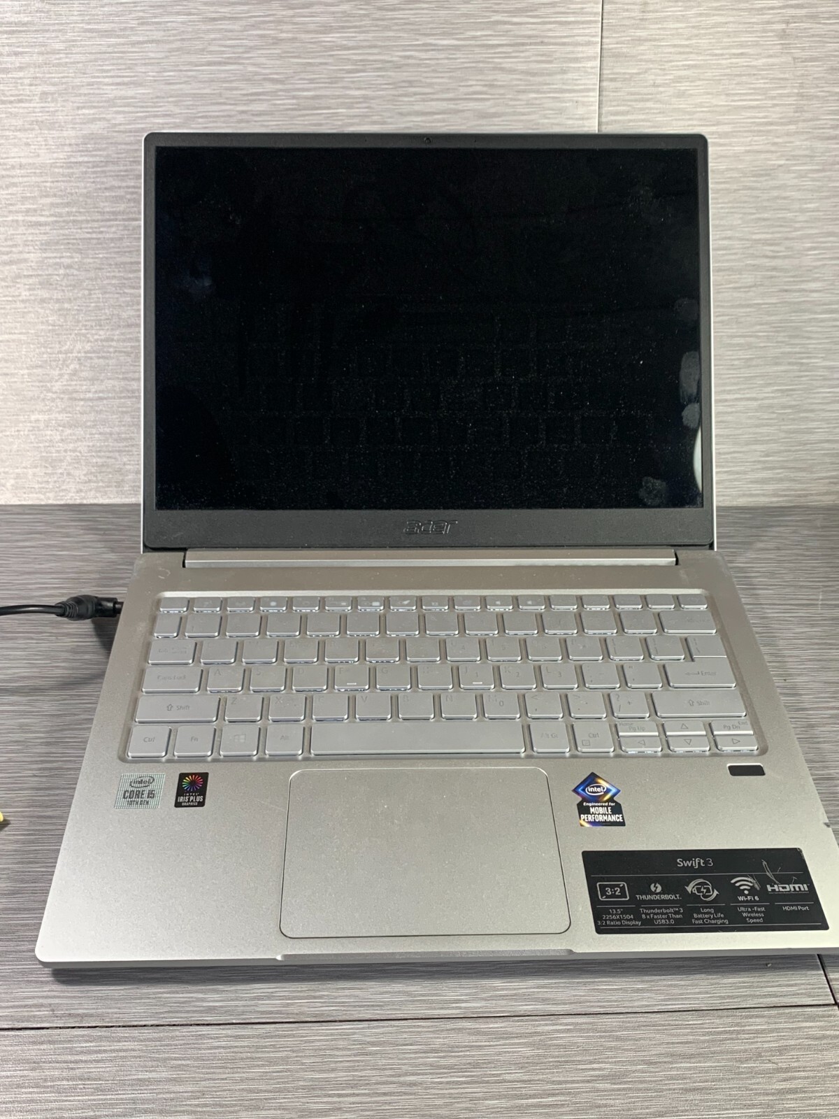 Acer Swift 3 Silver Laptop- N19H3 13.5″ i5 10th Gen | For Parts