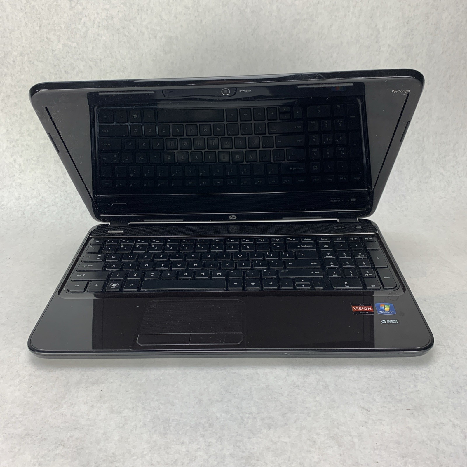 HP Pavilion G6 AMD A6-4400M 2.70GHz 4GB RAM 15.6″ No Battery No HDD No OS