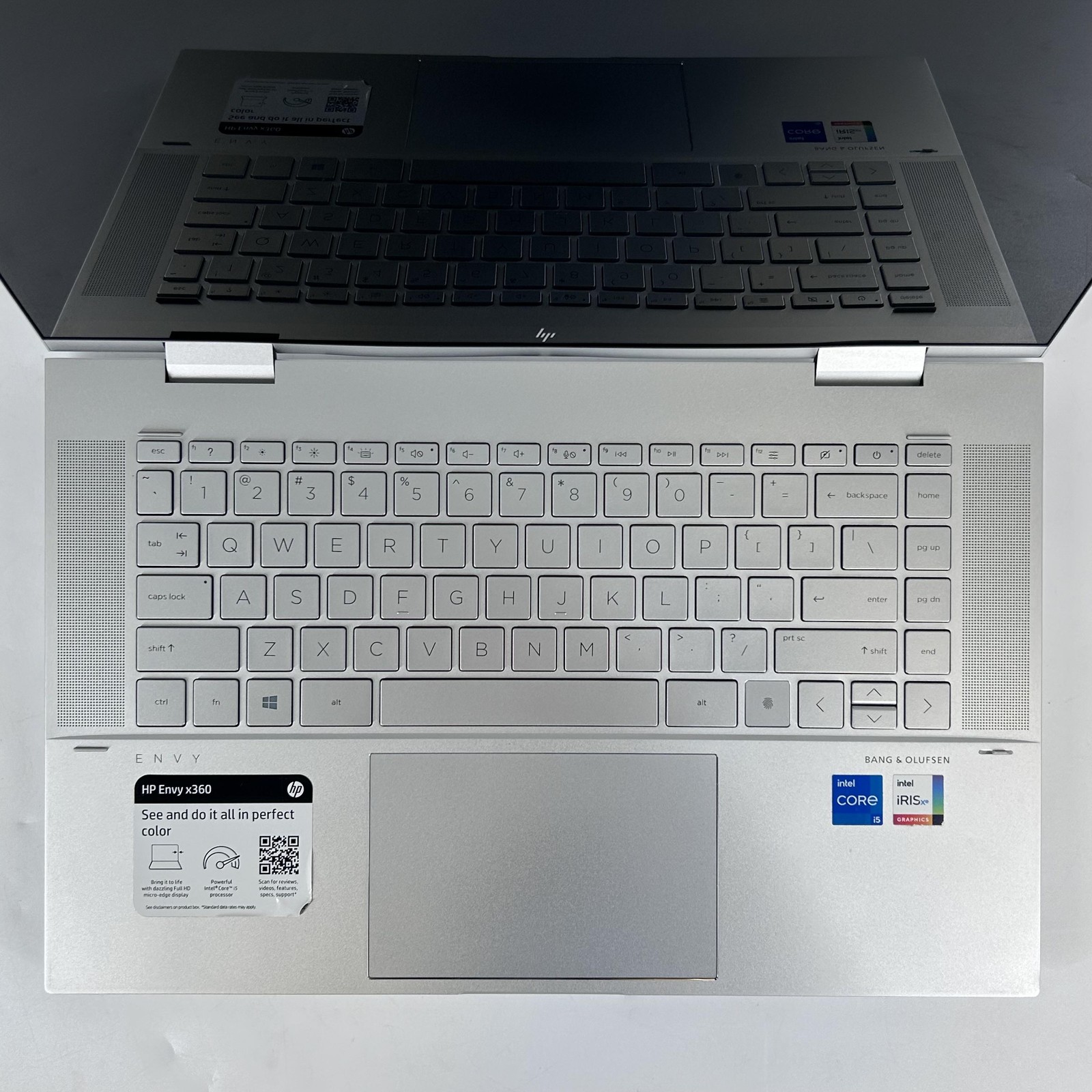 HP Envy x360 15 Silver FHD TOUCH i5-1135G7 2.40GHz 8GB 256GB SSD Good FRAME GAP